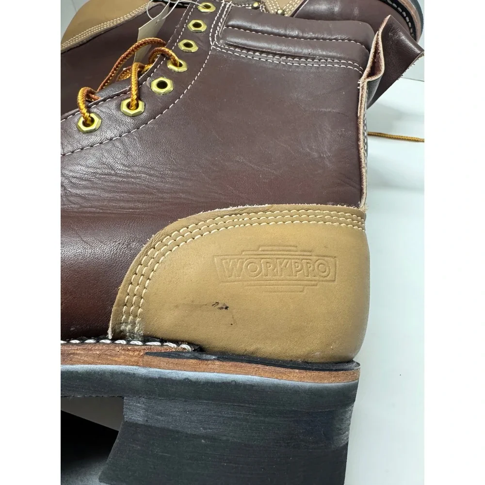 NWT VIntage  Canada West Leather Work Boots Mens 10.5 EEE Canada CSA Grade 1 90s